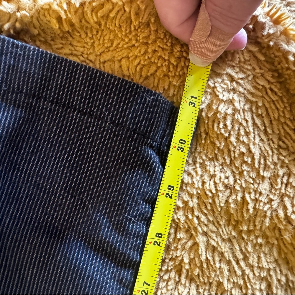 Kim Rogers Black and Grey Pinstripe Pants Jeans Cotton - Picture 12 of 12